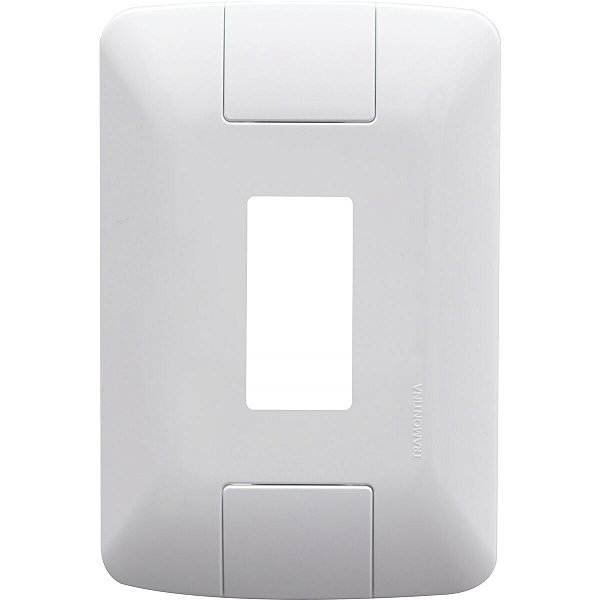 Placa 4x2 para 1 Módulo Vertical Aria Branca Tramontina