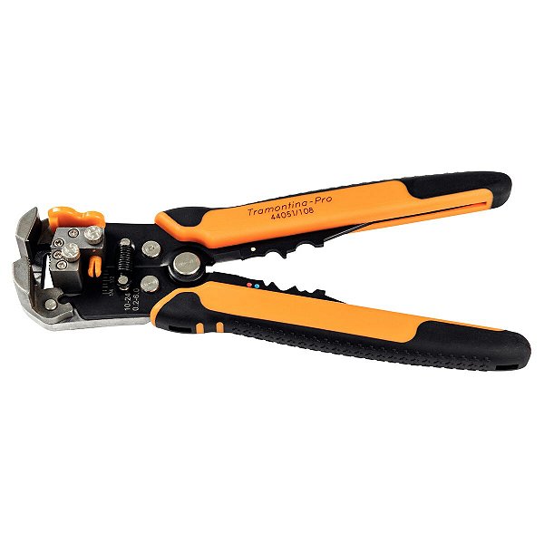 Alicate Desencapador de Fios Automático 8" Tramontina PRO Laranja