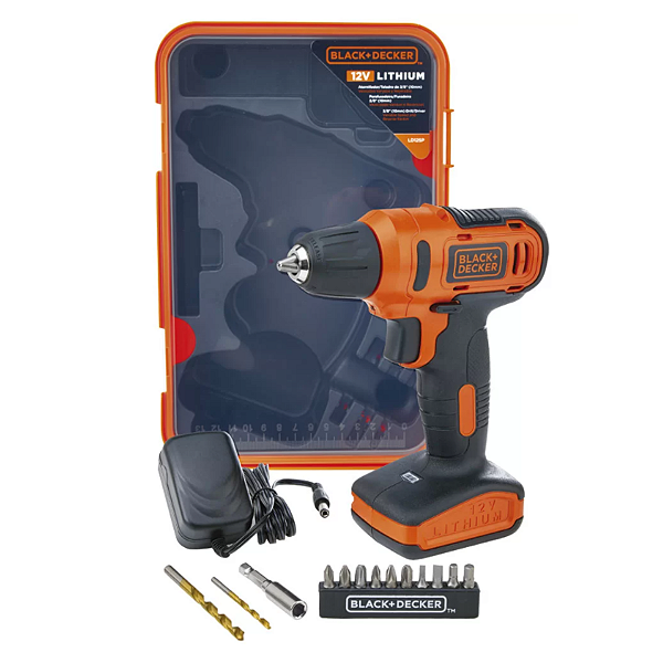 Parafusadeira e Furadeira 3/8" 12V Bivolt Black Decker