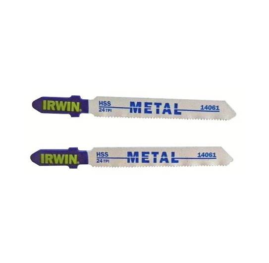 Lâmina de Serra Tico-Tico Metal 24 Dentes 75mm Encaixe T IW14061 Irwin