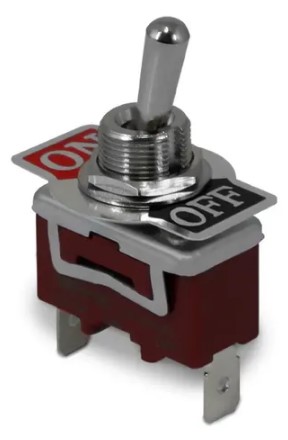 Chave Alavanca 1 Polo 2 Posições 15A 250V ON-OFF com Terminal Faston