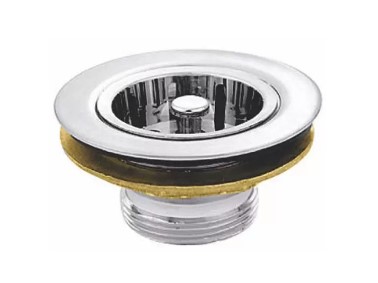 Válvula Americana para Cuba de Cozinha 3.1/2" x 7/8" Metálica Talita