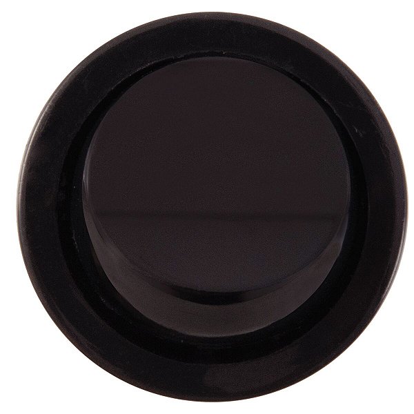 Interruptor Redondo Simples 10A 250V Preto para Móveis Tramontina