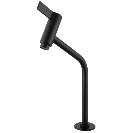 Torneira de Bancada Slim Preto Fosco com 1/4 Volta Talita 4040