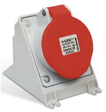 Tomada Industrial De Sobrepor 3P+N+T 32A 380/440V 6H N5206 Steck