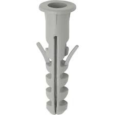 Bucha de Fixação PVC 8mm Cinza
