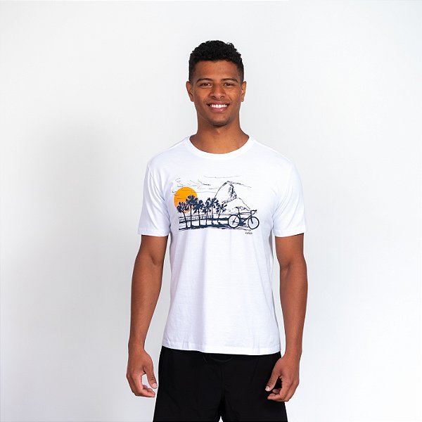Camiseta Algodão Branco - Botafogo