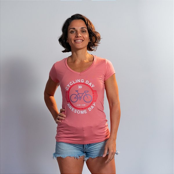 Baby Look Viscolycra Rosa - AwesomeDay