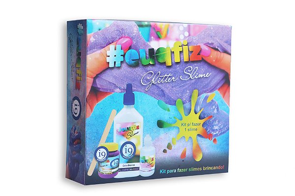 Kit para fazer Slime #euqfiz Glitter