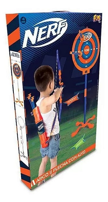 Nerf Arco e Flecha com Alvo