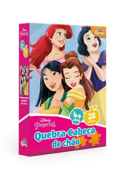 Quebra-cabeça Princesas 28 peças gigantes - Brinquedos Pé de Jacaré