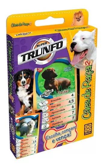 Jogo Super Trunfo Cães de Raça 02