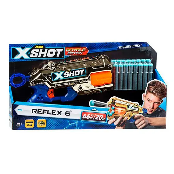 Lançador De Dardos X-Shot Royale Edition Reflex 6