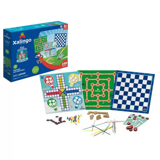 Jogo Infantil Passatempo 6 em 1