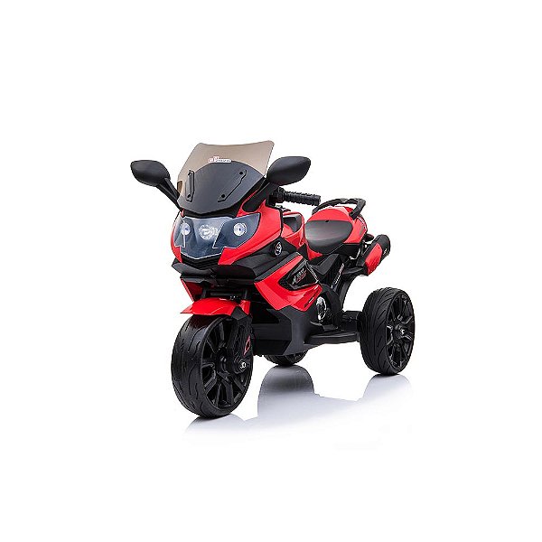 Moto Elétrica Infantil 1 Assento com Rodas de Treinamento, Luz LED, MP3 e  Bluetooth, 12V, OLAKIDS BMW Polícia, Branca e - Dular