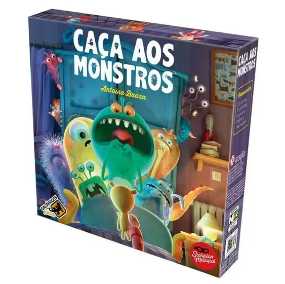 Jogo De Tabuleiro Caça Aos Monstros - Blanc Toys - Felicidade em