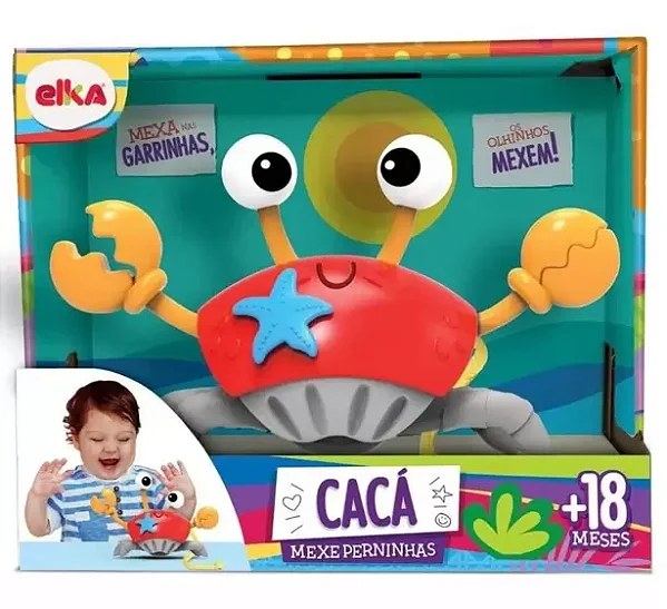 Caranguejo Cacá Mexe Perninhas