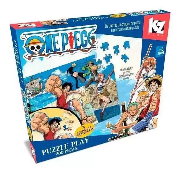 Quebra-Cabeça Play One Piece 200 Peças