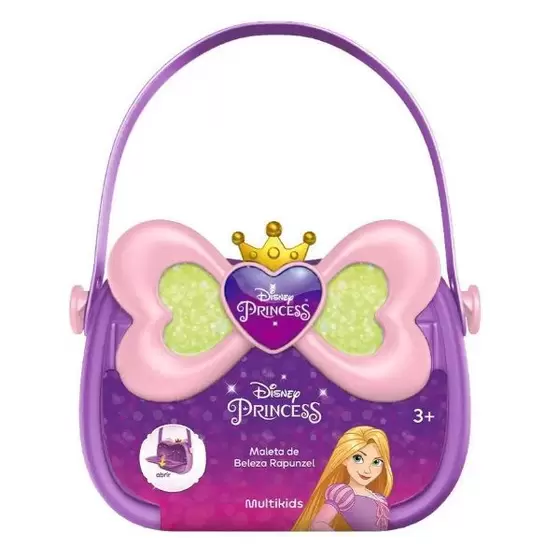 Maleta Cabeleireira Rapunzel Disney Princesas c/ Acessórios
