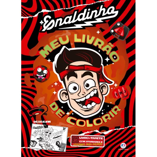 Livro Tapete Enaldinho Meu Livrão De Colorir