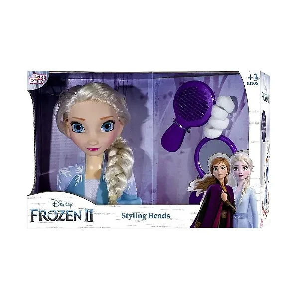 Boneca Busto Styling Head Elsa Fronzen