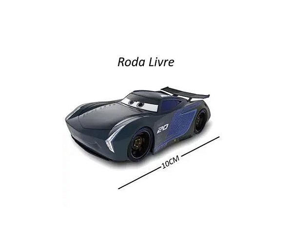 Kit c/ 03 Carrinhos Tubo Trio Carros 10CM Disney