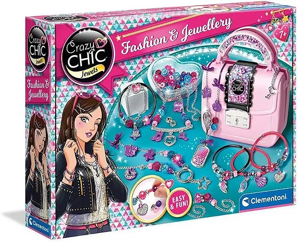 Crazy Chic Super Maleta Miçangas Clementoni