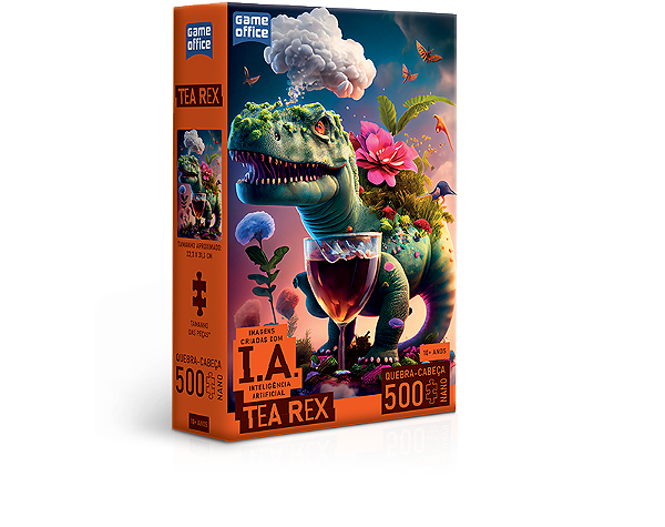 Quebra-Cabeça IA Tea Rex 500 Peças Nano