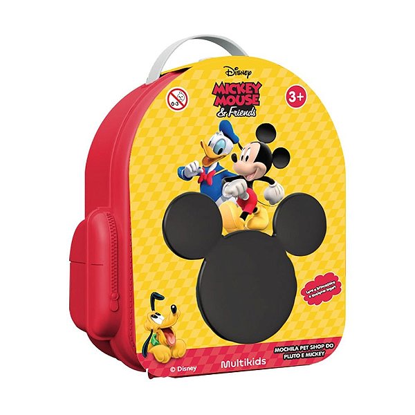 Mochila Pet Shop do Pluto e Mickey