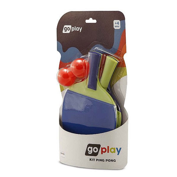 Kit Ping Pong Go Play Com 2 Raquetes