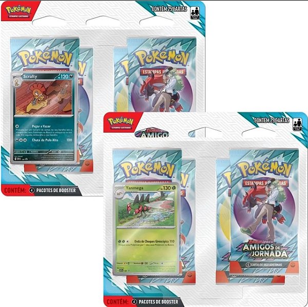 Booster Quadruplo Pokemon Amigos de Jornada