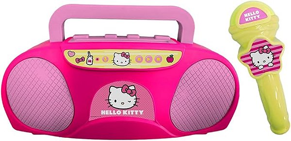 Boombox Karaokê Hello Kitty