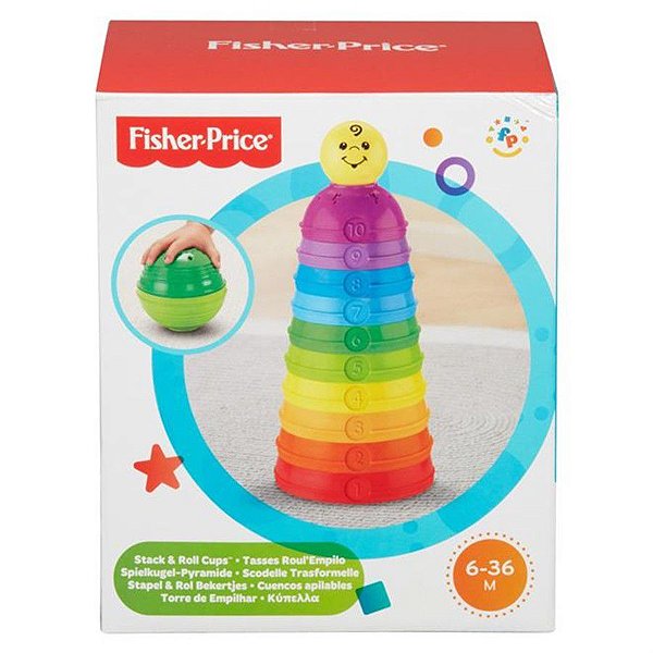 Torre de Pontinhos Coloridos Fisher Price