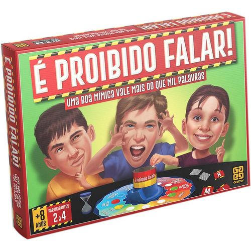 Jogo é proibido falar