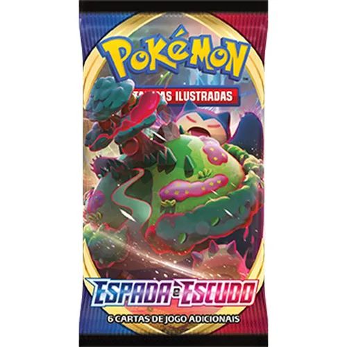 Cartinha Pokémon Box C/36 Booster Espada E Escudo 216 Cartas