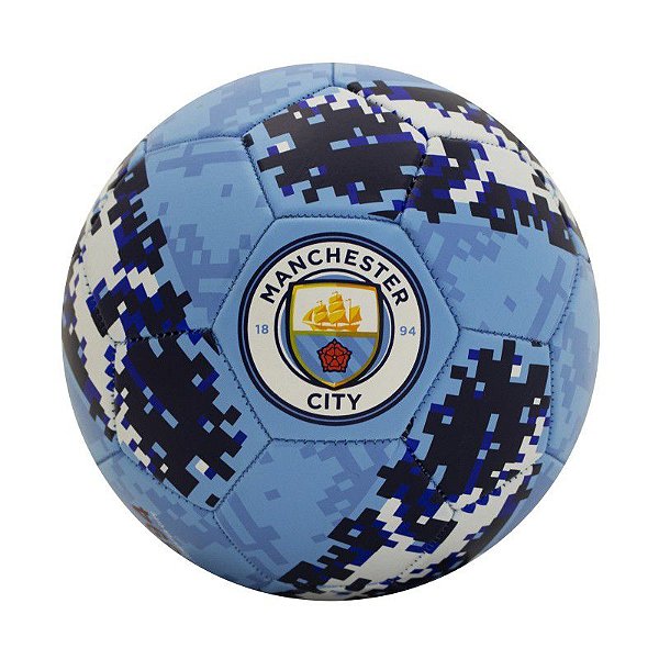 Mini Bola Azul Claro Manchester City Football Club Sportcom Azul