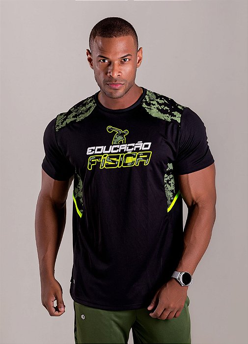 Camiseta Educação Física 2025 Preta - masculina