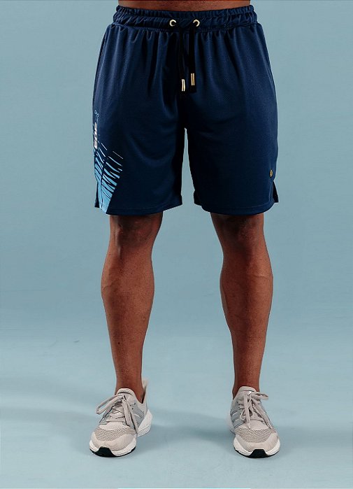 Bermuda Educação Física 2026 Azul marinho - masculina
