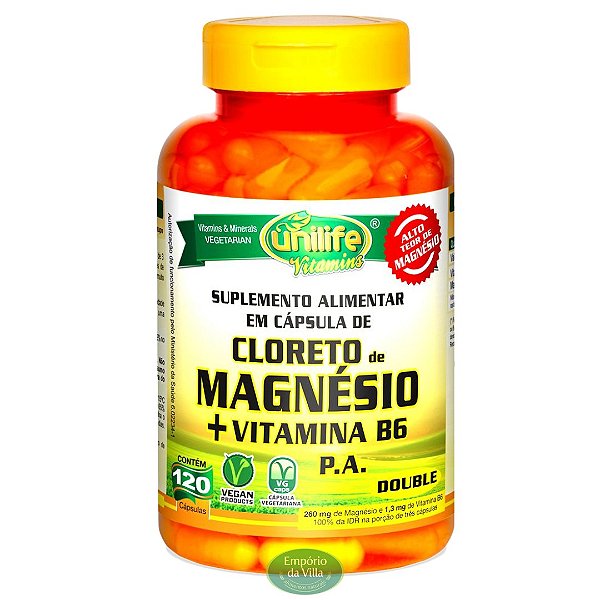 Cloreto de Magnésio P.A + Vitaminas B6
