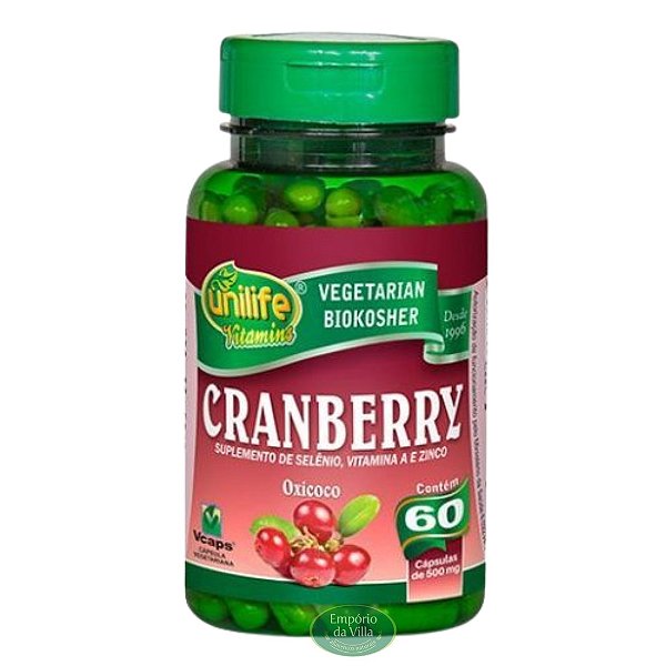 Cranberry (Oxicoco) Unilife 60 cápsulas