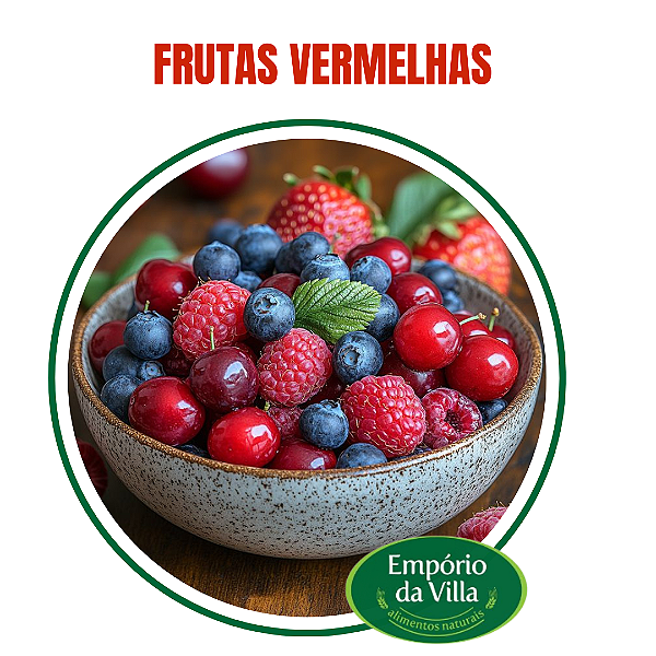 Frutas vermelhas congeladas 1kg (10x100g)