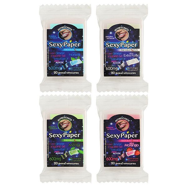 Sexypaper Lâminas Refrescantes 20 Unidades Danilla