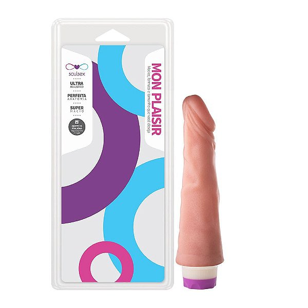 PRÓTESE VIBRATÓRIA 17,5 X 3,5CM SOULSEX