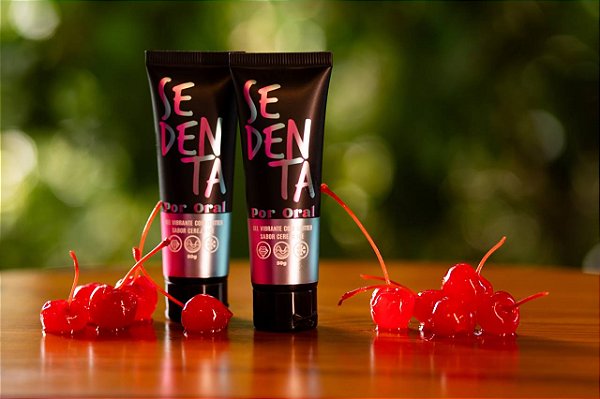 SEDENTA POR ORAL CEREJA ICE GEL COMESTÍVEL COM GLITTER 50G PEPPER BLEND