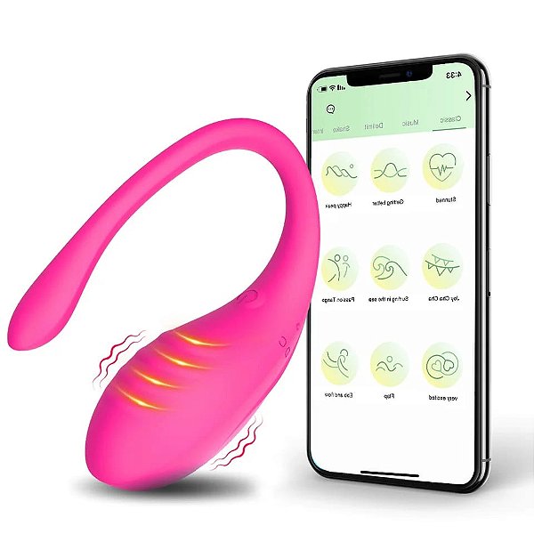 FLAMINGO MAGIC VIBRADOR PONTO G E CLITÓRIS COM 9 MODOS DE VIBRAÇÃO E CONTROLE VIA APP