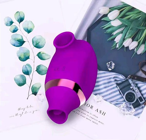 SPIKE VIBRADOR 2 EM 1 DE CLITÓRIS COM 7 MODOS DE ESTIMULAÇÃO DE LÍNGUA E PULSAÇÃO