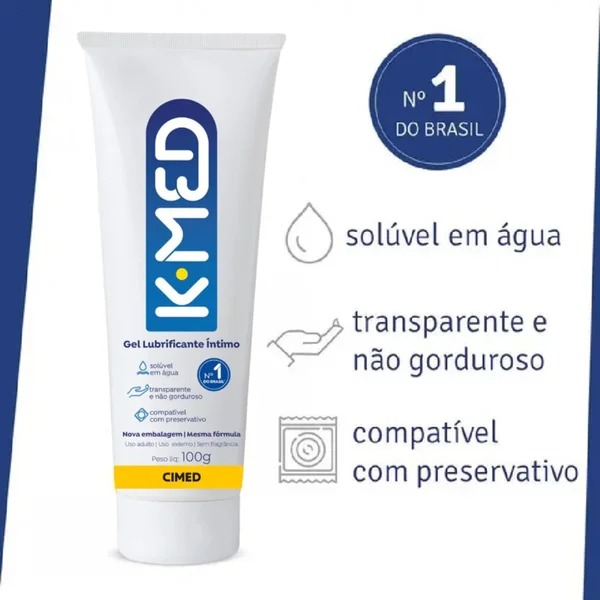 GEL LUBRIFICANTE ÍNTIMO 100G K-MED