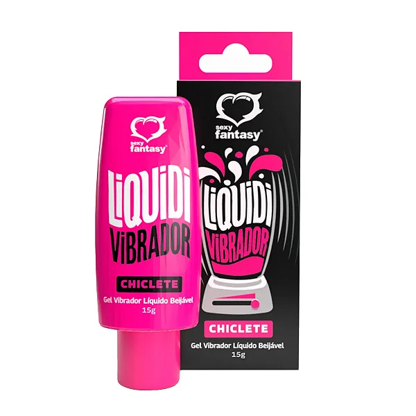 VIBRADOR LÍQUIDO LIQUIDI SABOR CHICLETE 15ML