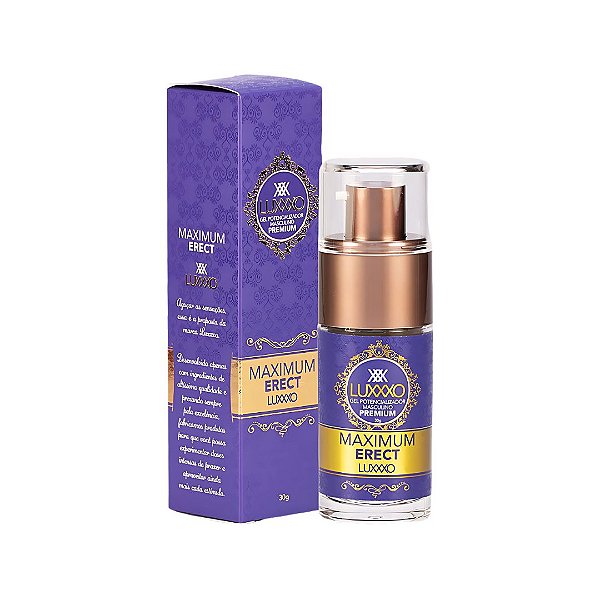 GEL POTENCIALIZADOR MASCULINO PREMIUM MAXIMUM ERECT LUXXXO