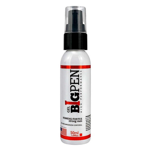 BIGPEN GEL VASODILATADOR SENSAÇÃO DE AUMENTO PENIANO HIGH PERFORMANCE 50ML SECRET LOVE